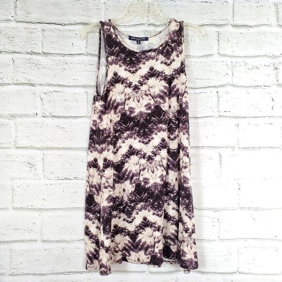 One Clothing purple cream tie dye dress - Picture 1 of 6